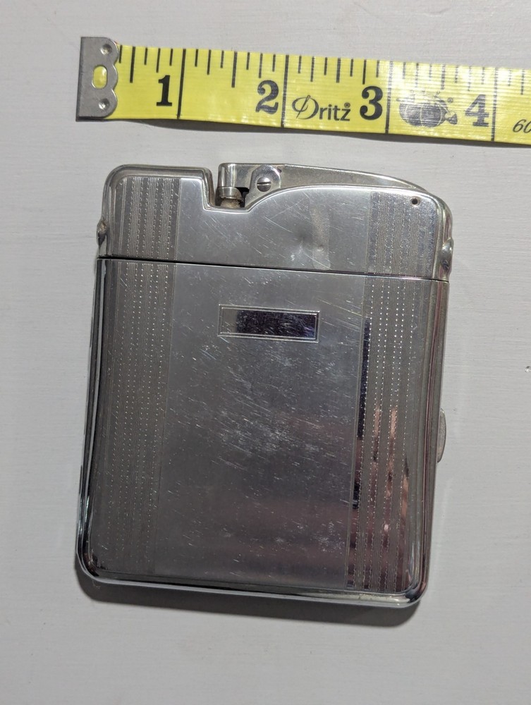 Vintage Ronson Lighter Case Ten A Case Lighter & Cigarette Holder Combo