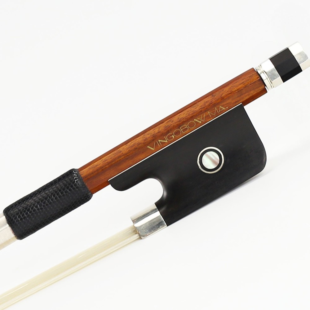 Master Pernambuco Cello Bow Pure Silver Mounted VingoBow OldStore
