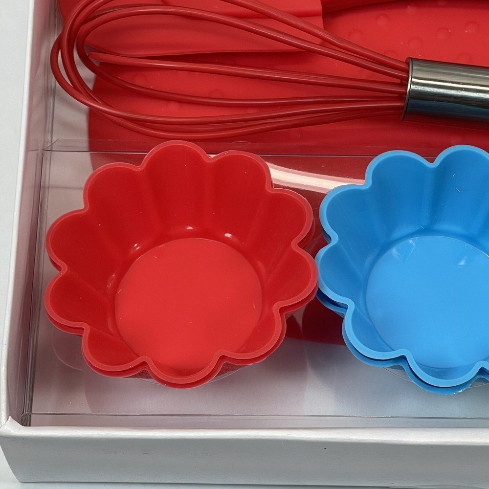Silicone Cupcake Baking Set Essential Tools For Everyday Baking Kitchen 10 Piece