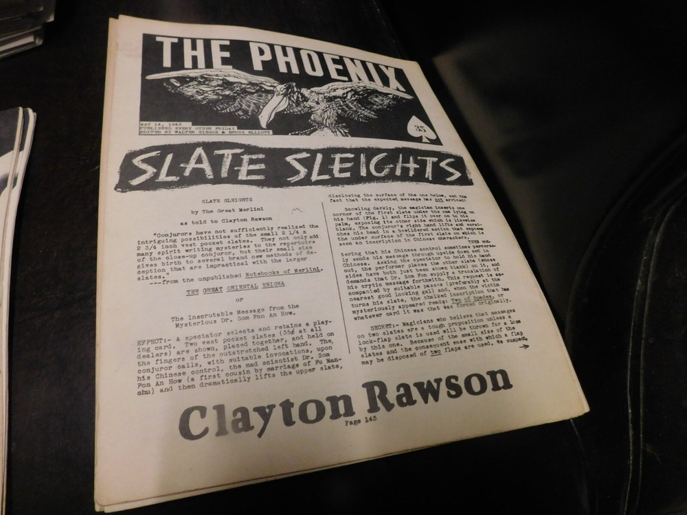 The Phoenix Magic Magazine For Magicians # 35