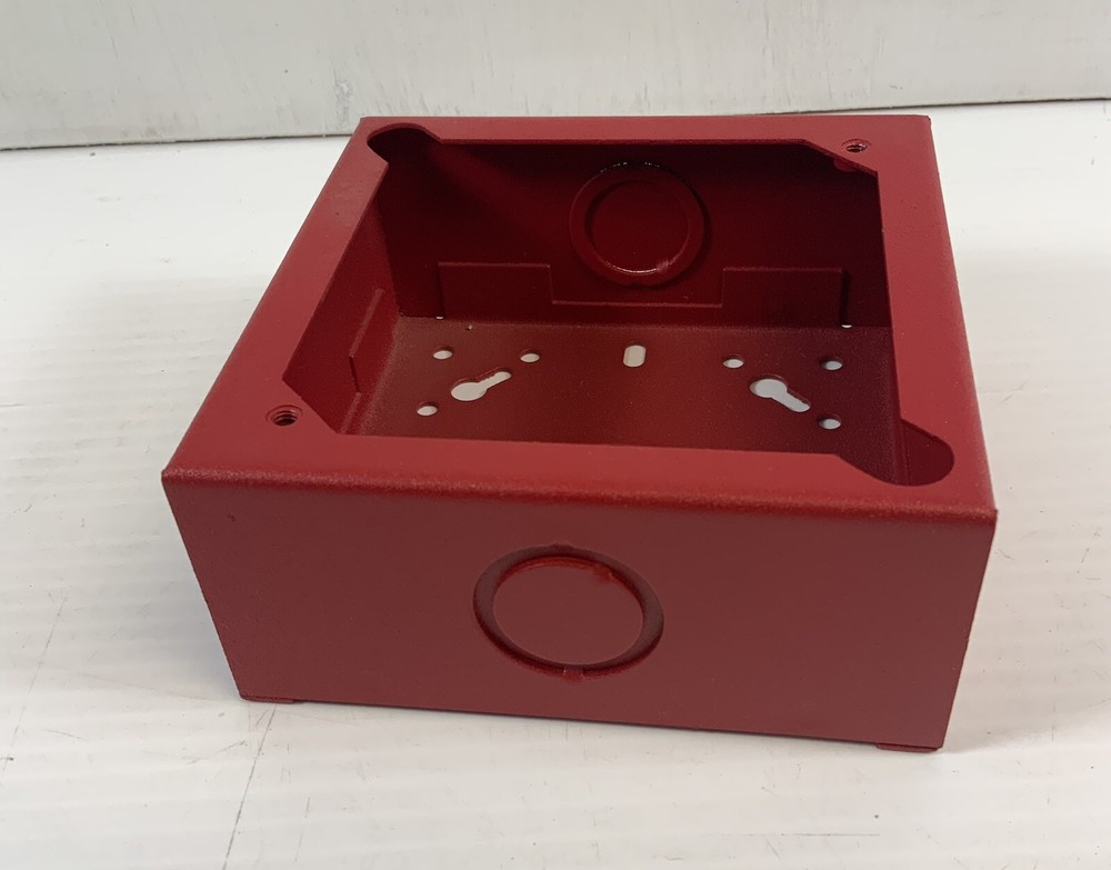 (NEW) SEIMENS FBX-S Red Fire Alarm Surface Mount Back Box