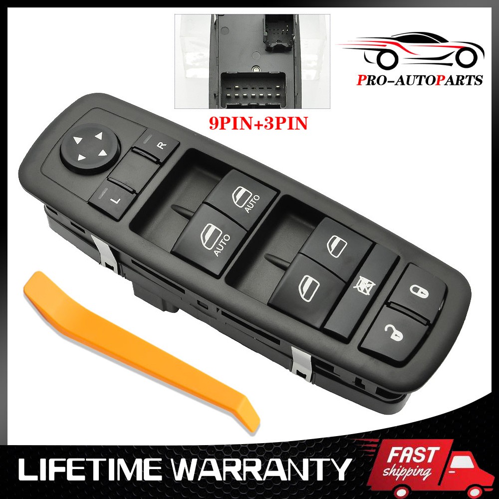 For 2014-2017 Jeep Cherokee 2.4L 3.2L Front Driver Main Window Switch 68141894AA