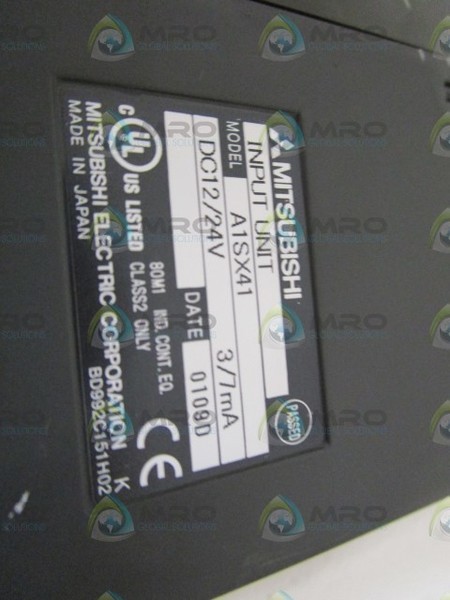 MITSUBISHI INPUT UNIT MODULE A1SX41 (AS PICTURED) UNMP