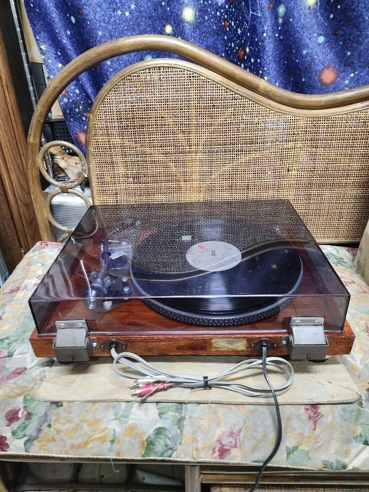 Vintage 1974 Micro SOLID-5 Record Player Belt Drive Maintenance completed Tested