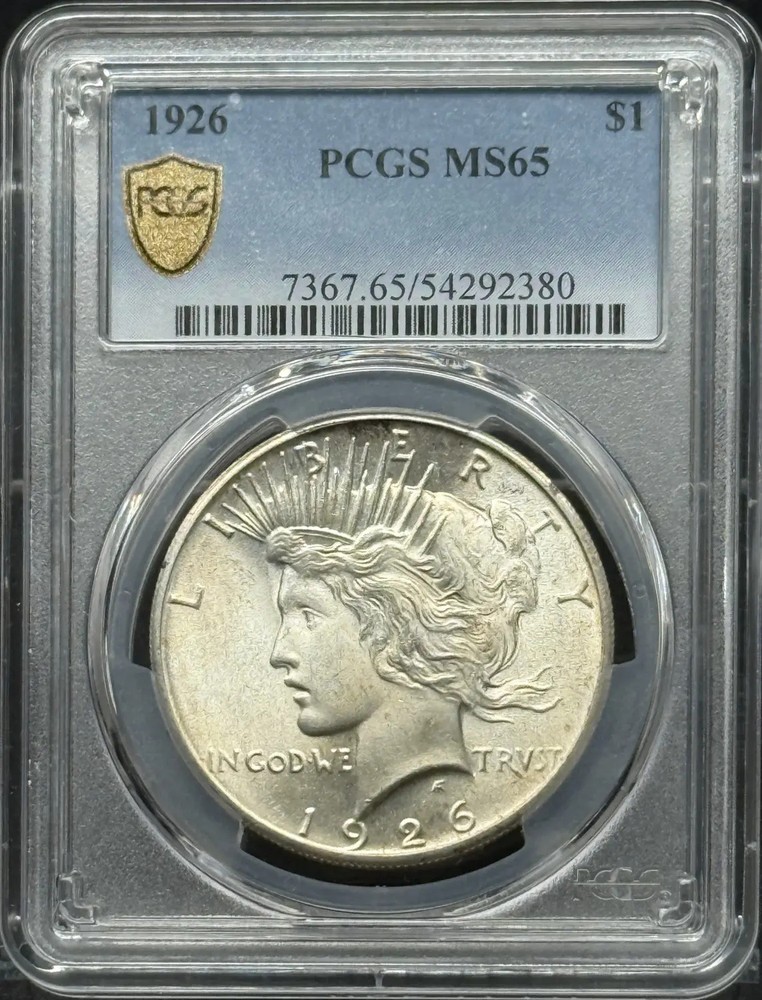 1926 Peace Silver Dollar PCGS MS-65