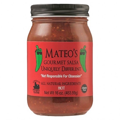 Mateo's Gourmet Salsa Uniquely Different Hot 2 Pack