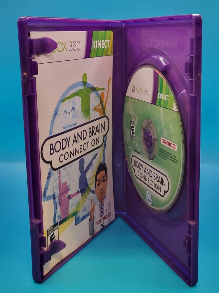 Microsoft Kinect Sensor Black 1414 XBOX 360 Bundle 3 Games - Tested & Working