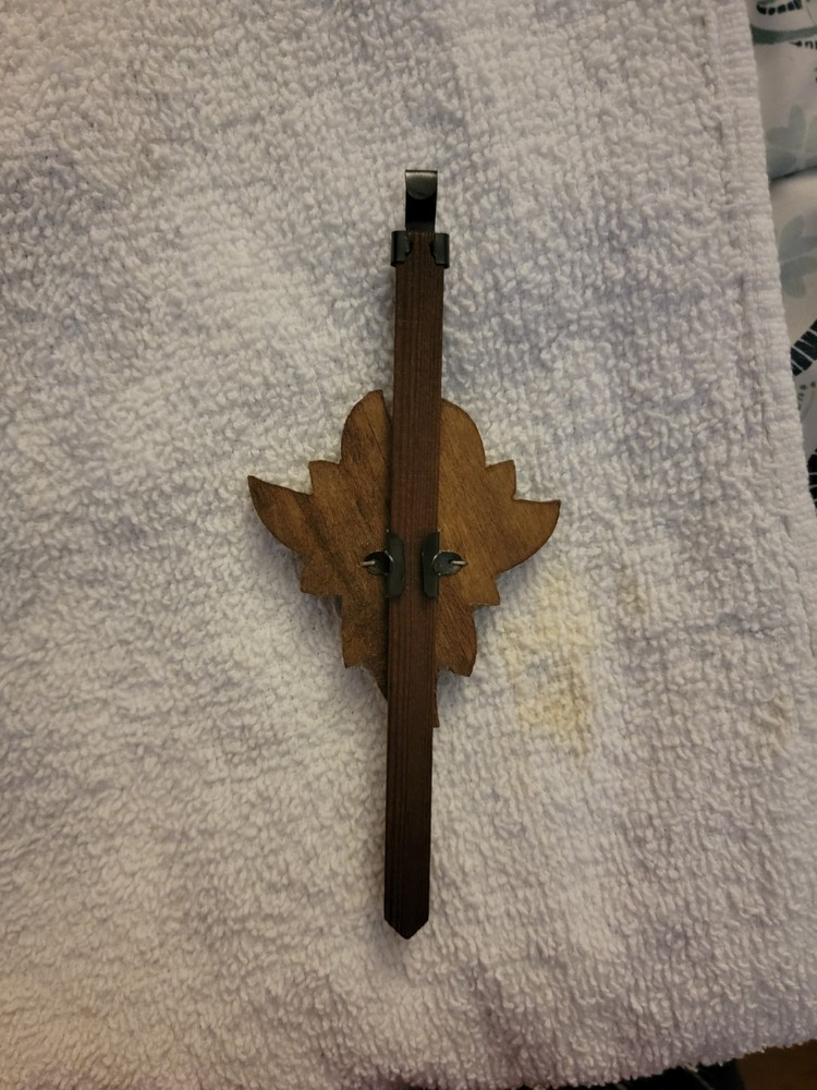 Vintage Solid Wood German Cuckoo Clock WORKS