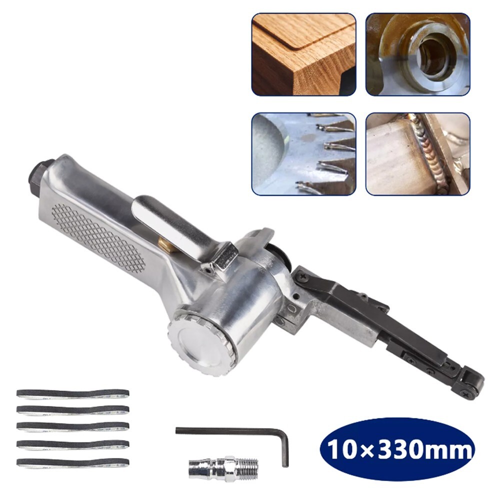 Air Belt Sander 10mm 330mm Sanding Buffing Assorted Vehicle Pneumatic tools UK