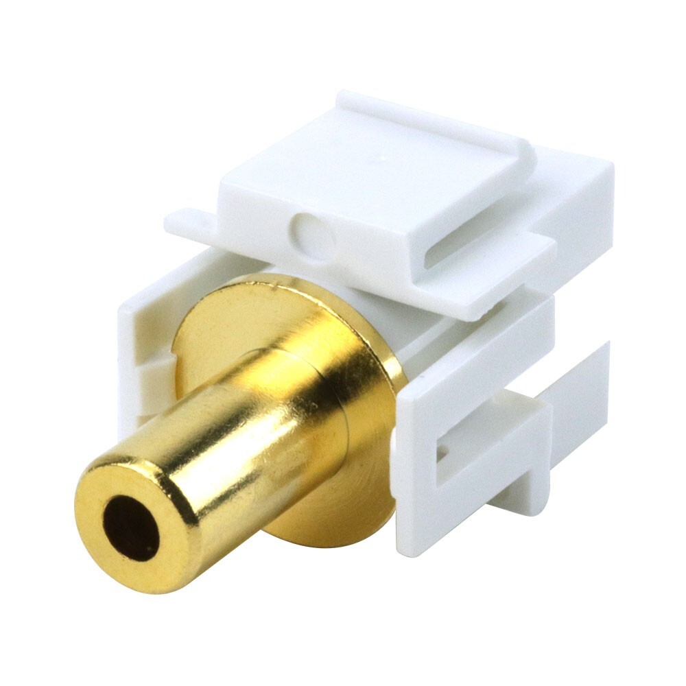 Construct Pro 3.5mm Stereo Insert Cable Connector (White)