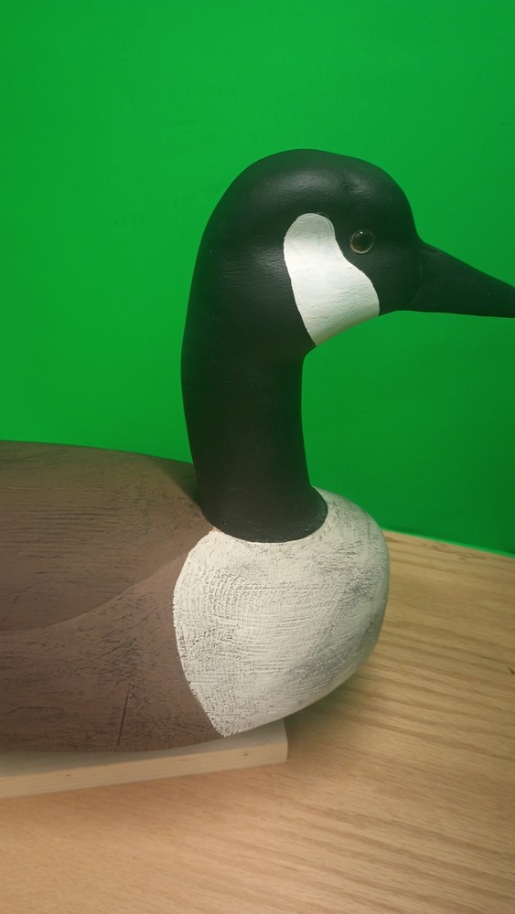 Canadian Goose Rigged Decoy/ Solid Wood