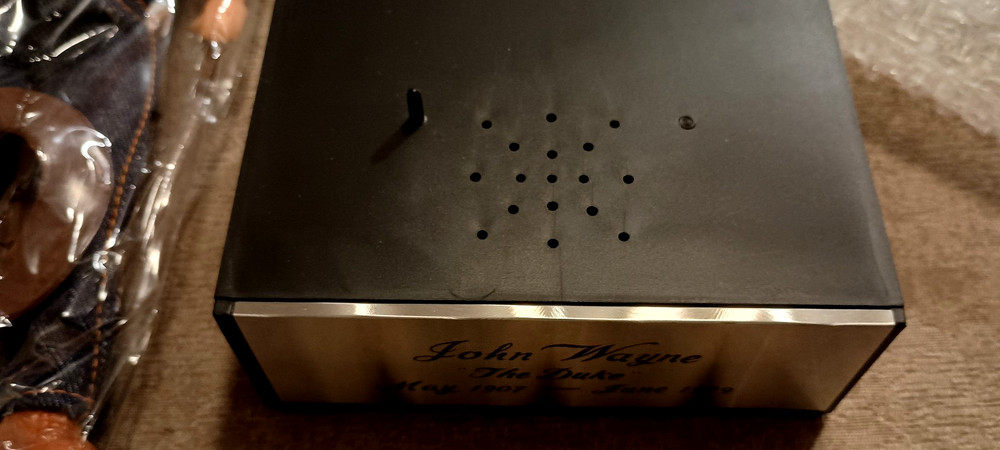 John Wayne AM Radio with Box Vintage