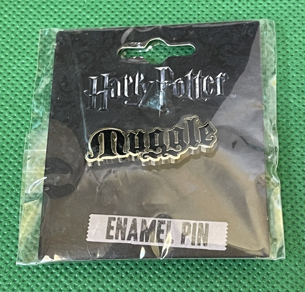 Harry Potter Muggle Enamel Lapel Pin Back