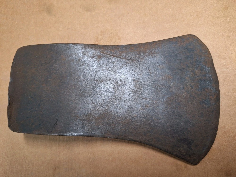 Large Axe Head Single Bit 7” X 5” Unbranded Used No Handle
