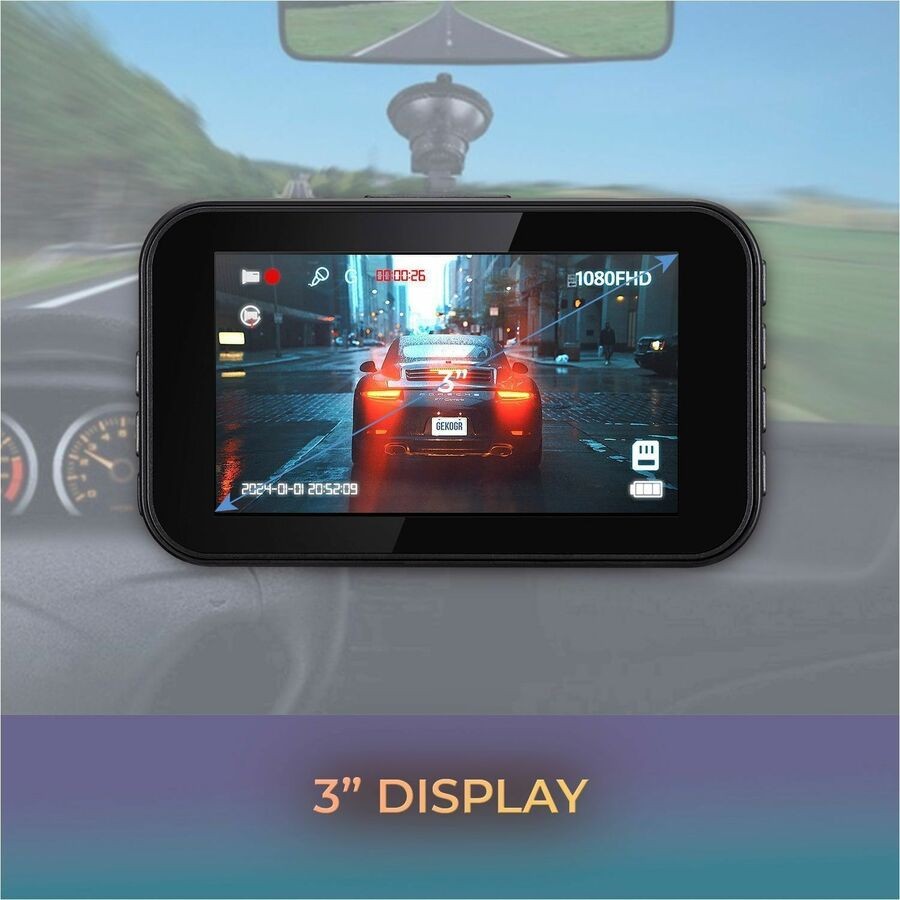 GekoGear Orbit D111 1080P HD Dash Cam