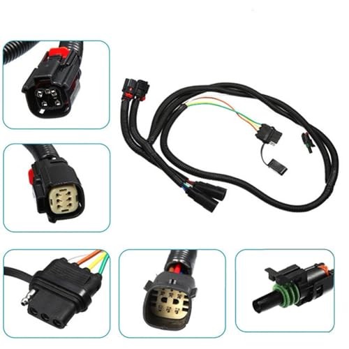 Tailgate Light Bar Harness with Reverse Wire, Tailgate Light Bar Adapter for