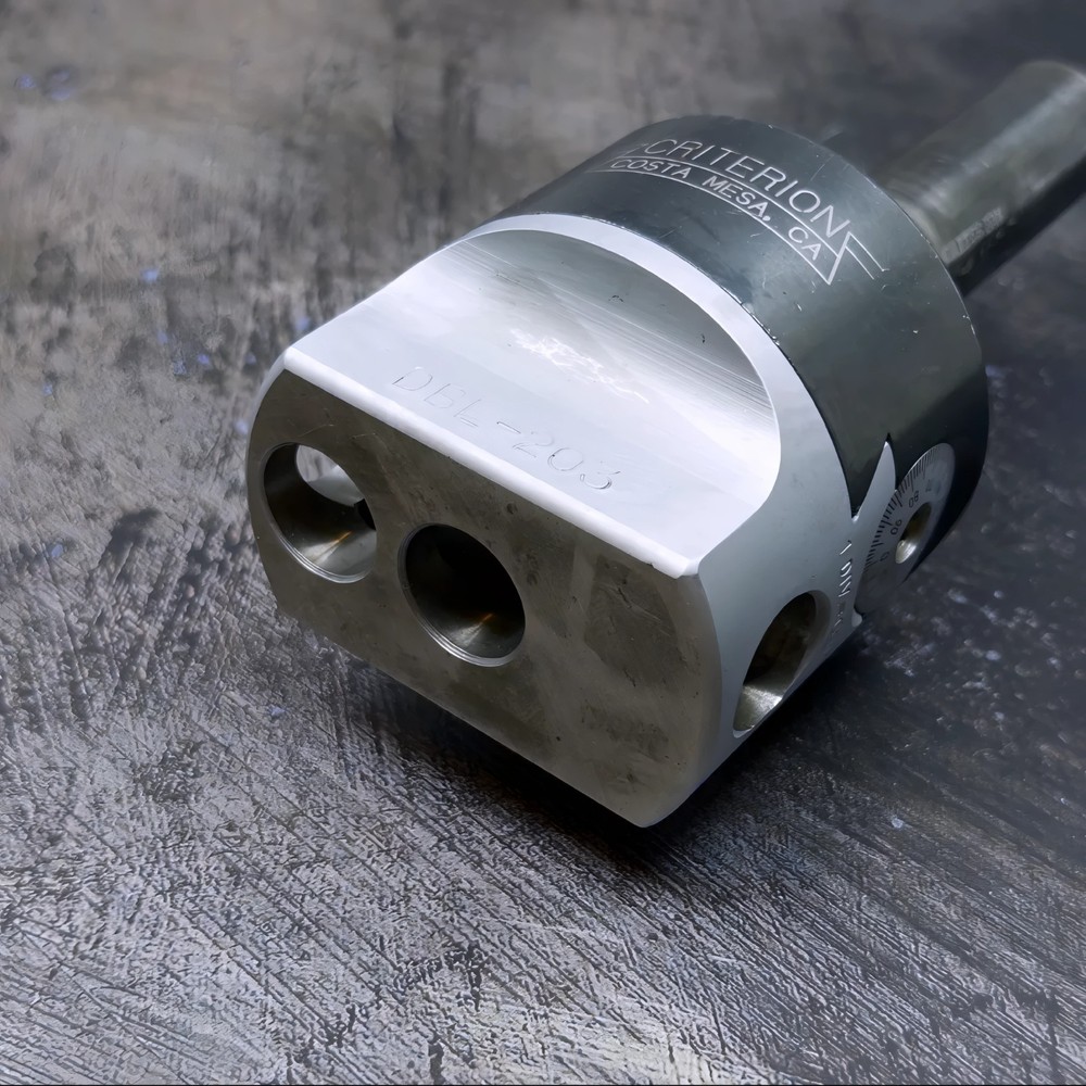 CRITERION 3/4" BORING HEAD - DBL-203 - 1" STRAIGHT SHANK
