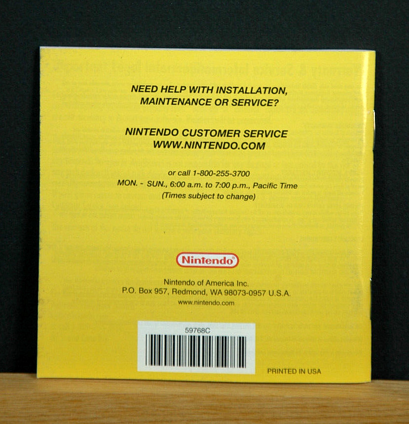 BRAIN AGE Manual Only (Nintendo DS ) NTSC-U/C