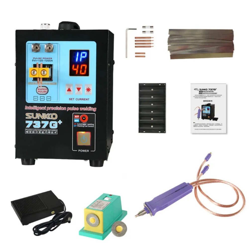 SUNKKO 737G+ Battery Spot Welder High Power Automatic Spot Welding Machine