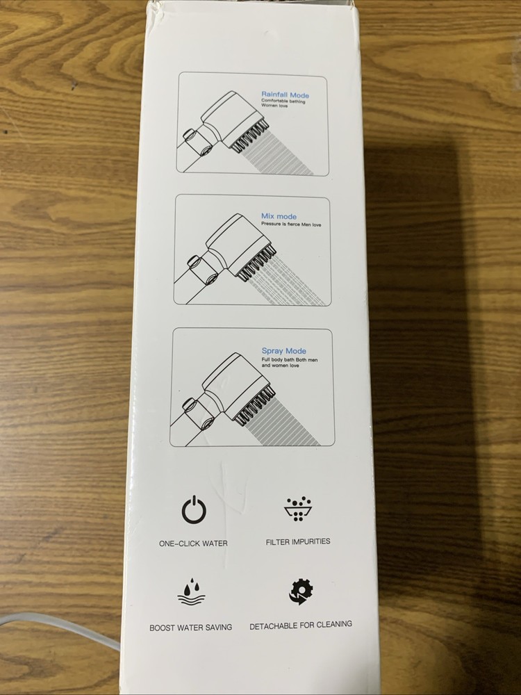 Jomst Turbocharged Shower Head- New in Open Box