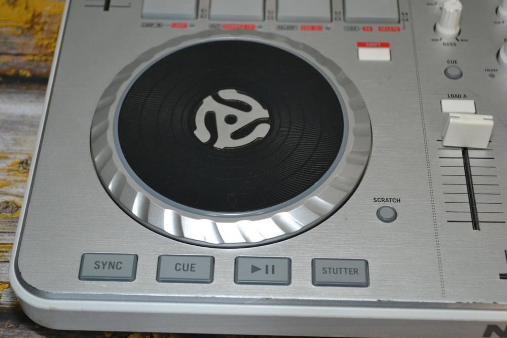 Numark Mixtrack II USB DJ Double Deck Controller 2-Channel Silver MIDI Portable