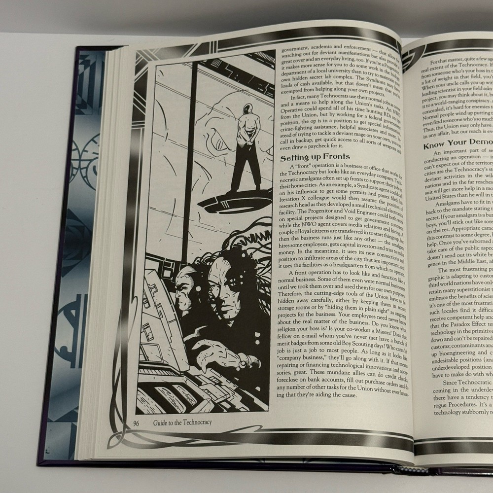 Mage The Ascension: Guide to the Technocracy Sourcebook White Wolf WW4014 1999