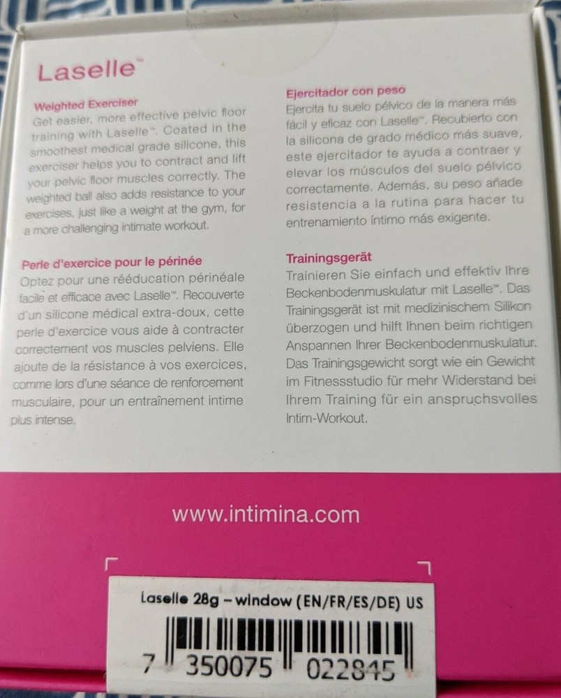 Intimina Laselle Exerciser Weighted Exerciser 28 Gram Light