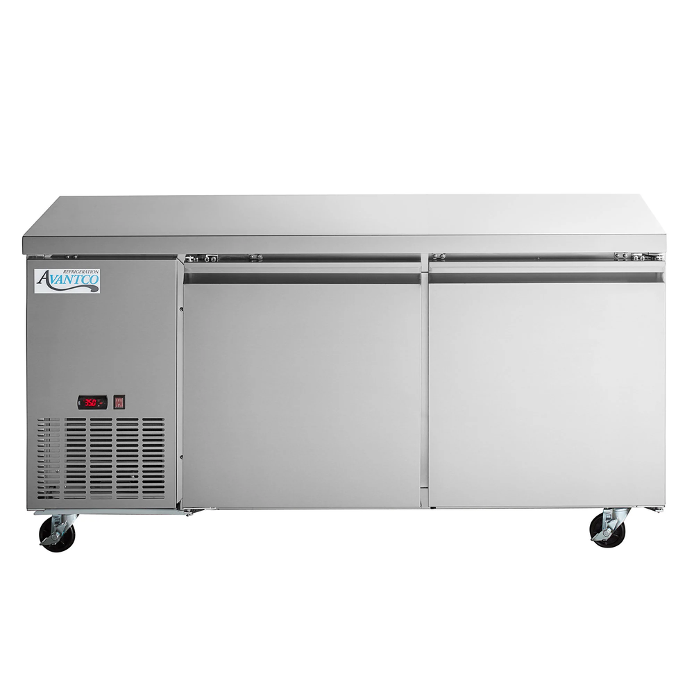 67" Stainless Steel Extra Deep Undercounter Refrigerator