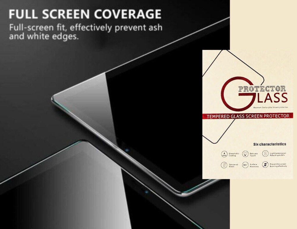 2-Packs 9H+ Tempered Glass Screen Protector For Apple iPad