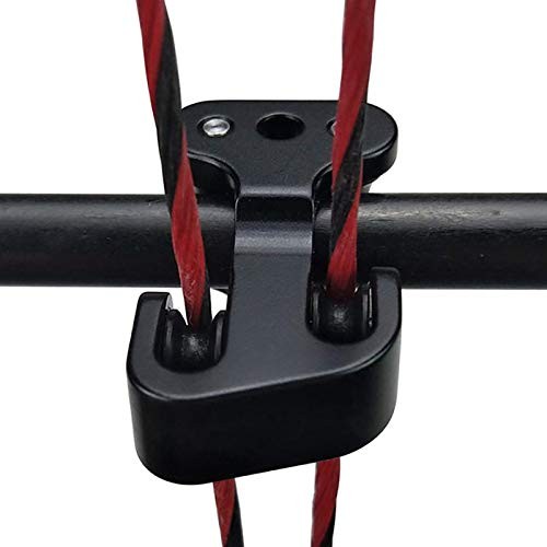 Lzwow Archery Compound Bow Cable Slide String Splitter Roller Glide Black