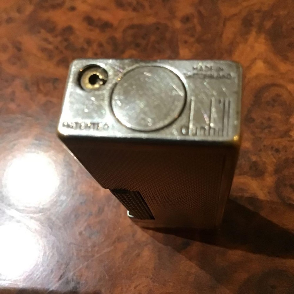 Used Dunhill Roller Gas Lighter Early Model Ignition OK