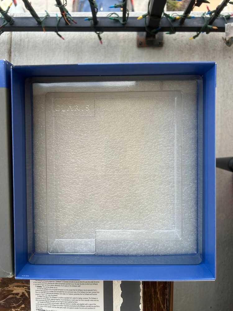 Claris MacProject II Boxed Software Disks Manuals Vintage