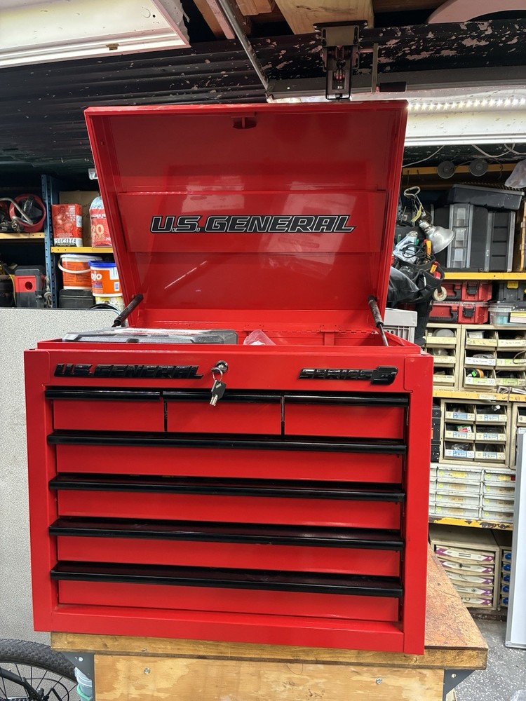 Brand New General Tool Box Tool Chest With Tools