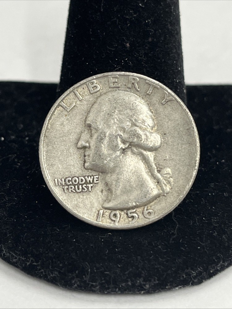 1956 D 25C Washington Quarter