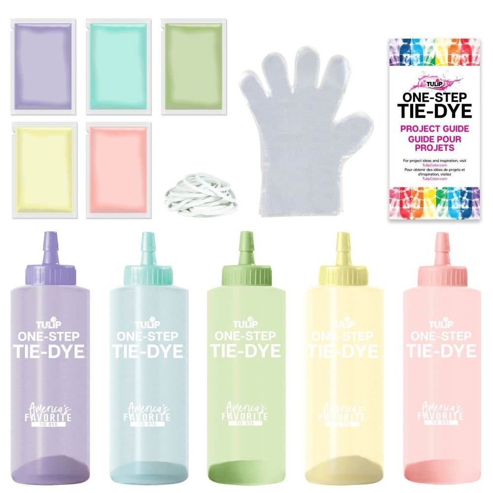5 Color Tie Dye Flower Petals