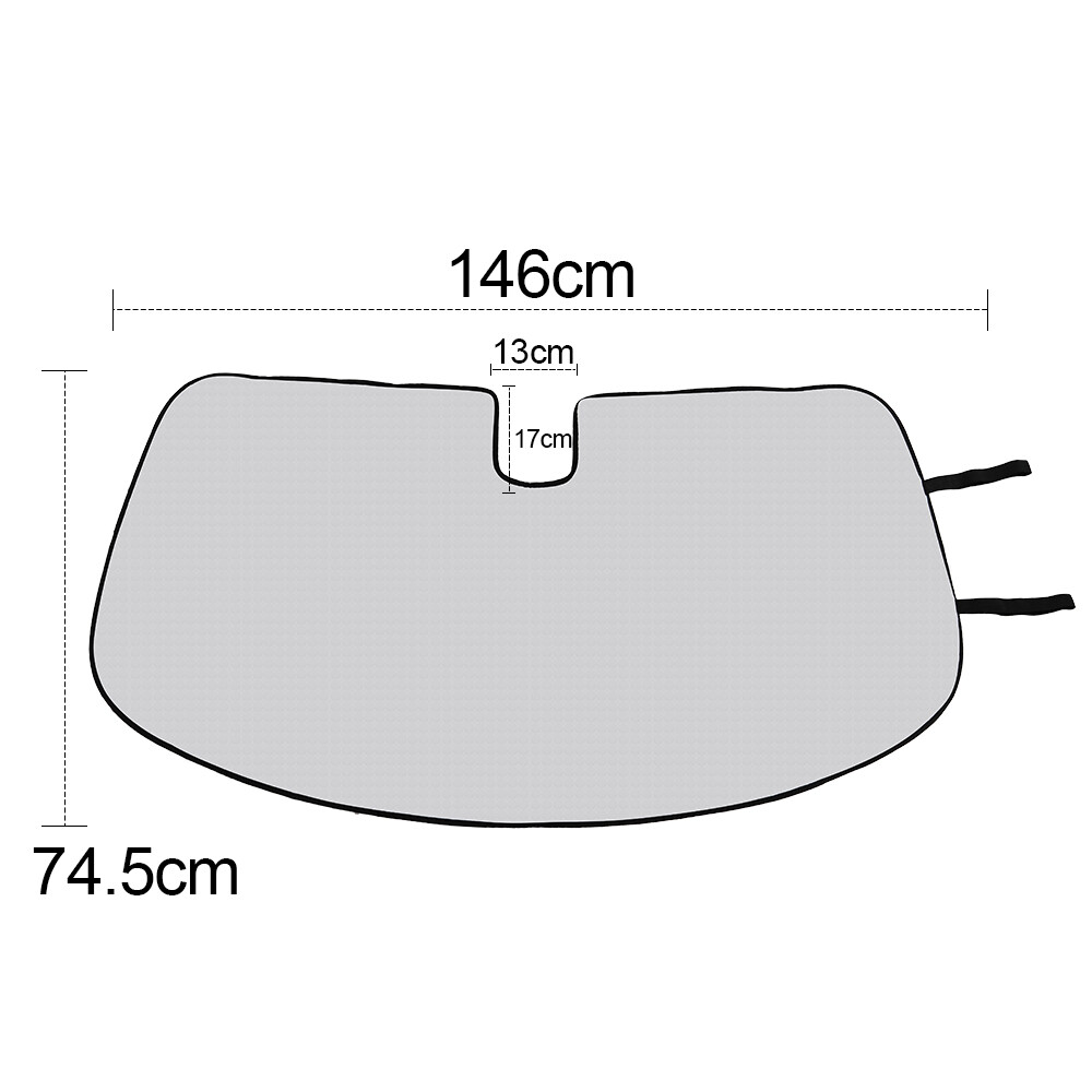 Car Front Windshield Sunshade Sun Shield Visor Mat for Dodge Challenger 2009-23