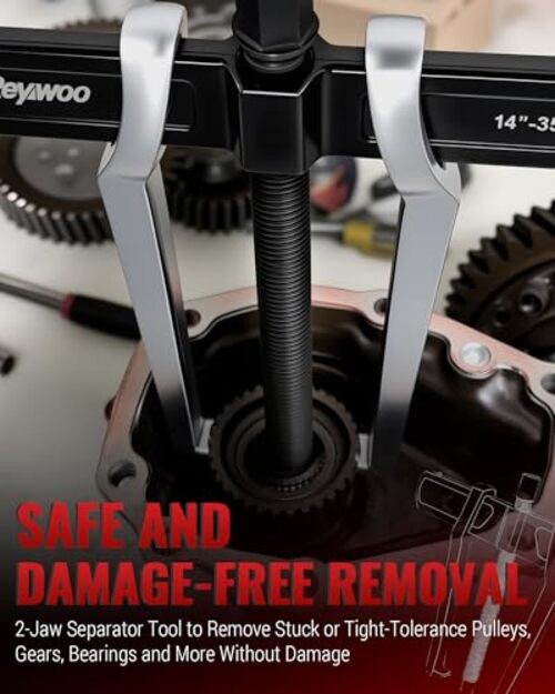 2-Jaw Reversible Gear Puller for External (12.4" Max) & Max External 12.4"
