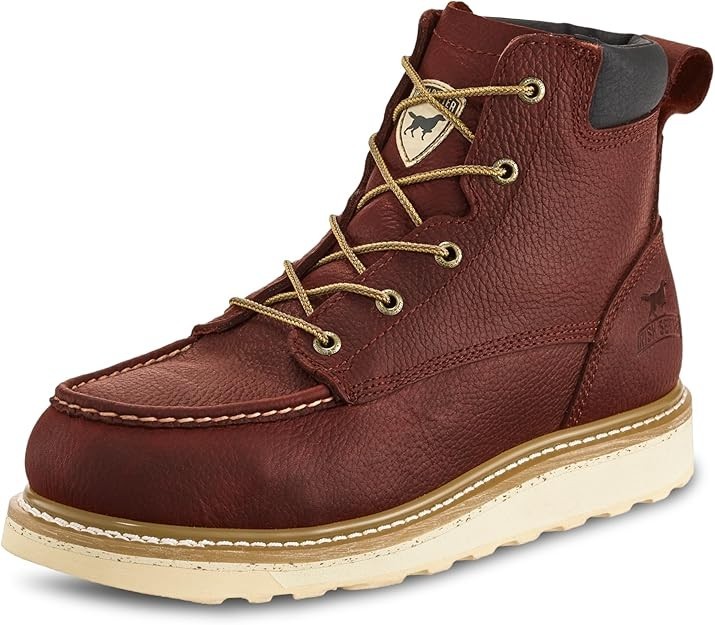 Irish Setter Ashby Men 6 Inch Soft Toe Brown Work Boot - 83605 New size 9 E