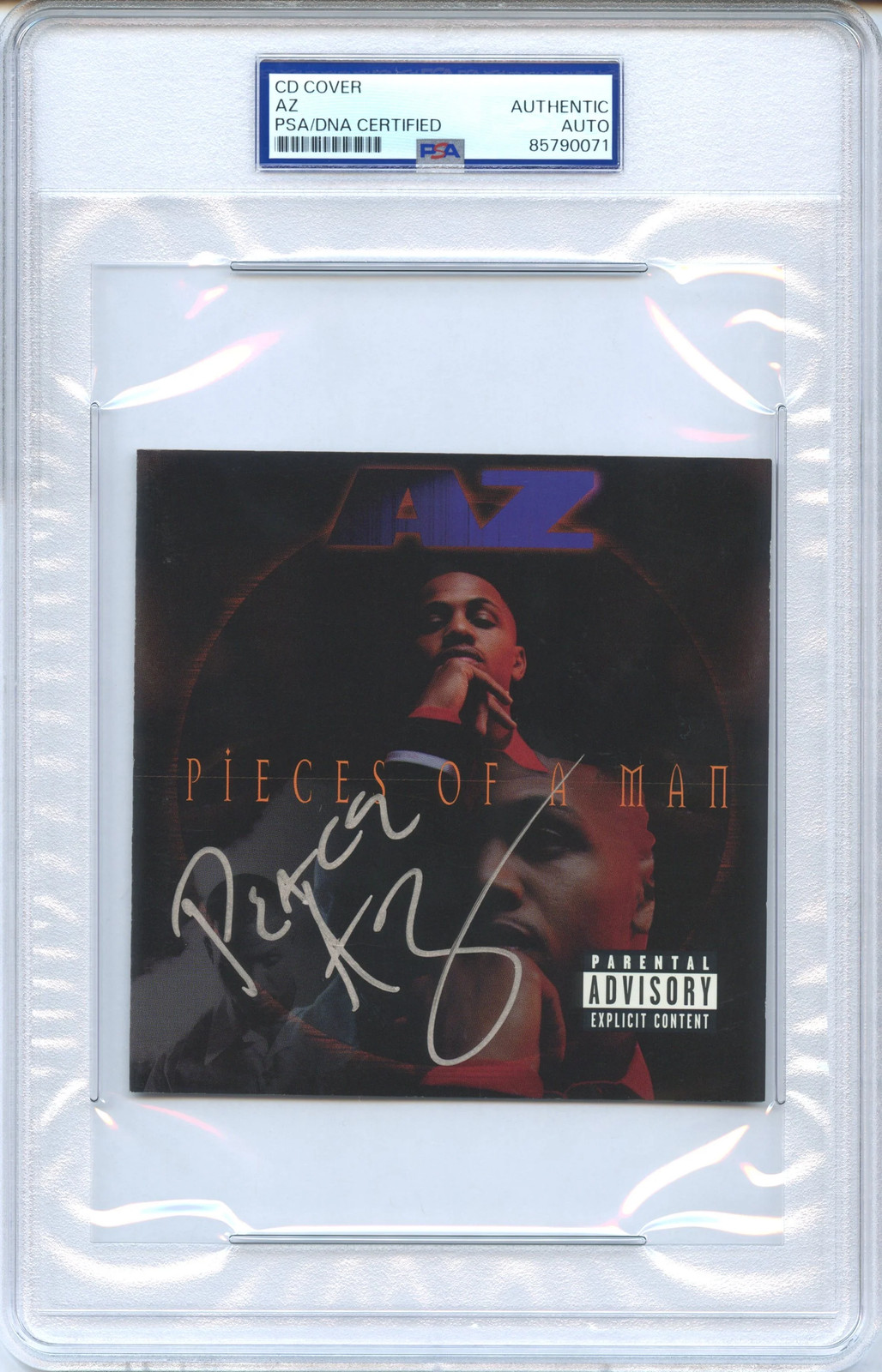 AZ Signed Autographed CD Cover "Pieces of a Man" PSA/DNA Authenticated