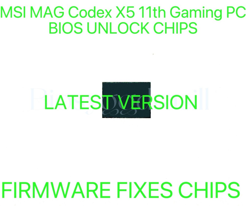 MSI MAG Codex X5 11th Gaming PC, NO PASSWORD FIRMWARE BIOS CHIP LATEST VERSION