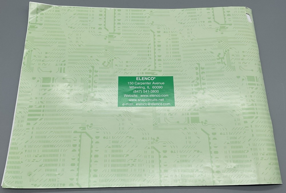 Snap Circuits by Elenco Projects 102-305 Instruction Manual ONLY Replacement