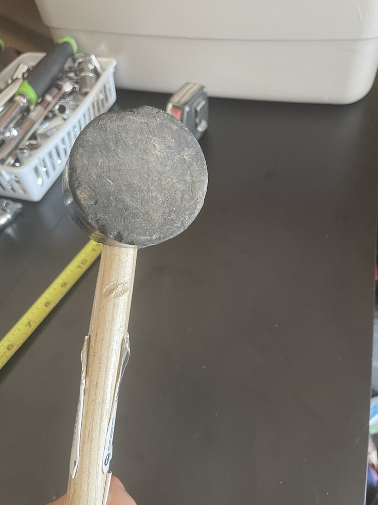 Sure Built 1LB Dead Blow Solid Hammer Rubber Mallet Drop Forged 98111