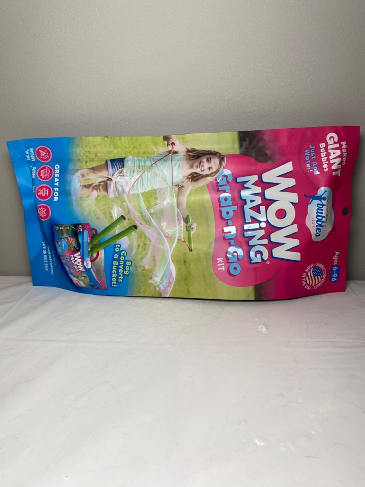Bubbles Bubbles Bubbles- WOW Mazing Grab N Go Kit - Giant Bubbles Per Order