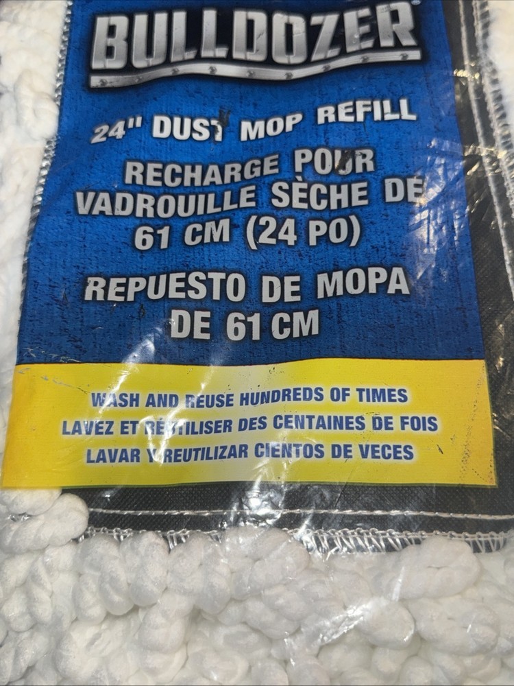 Quickie BULLDOZER Microfiber 24" Dust Mop Refill