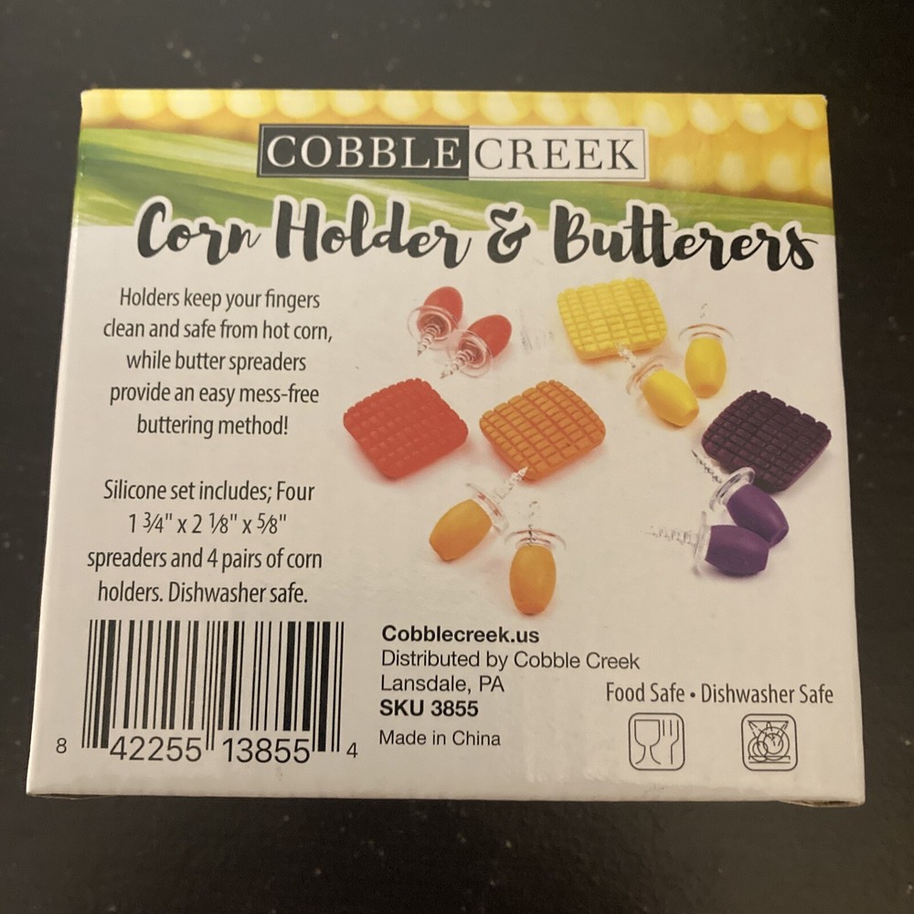 Cobble Creek Corn Holder & Butterers