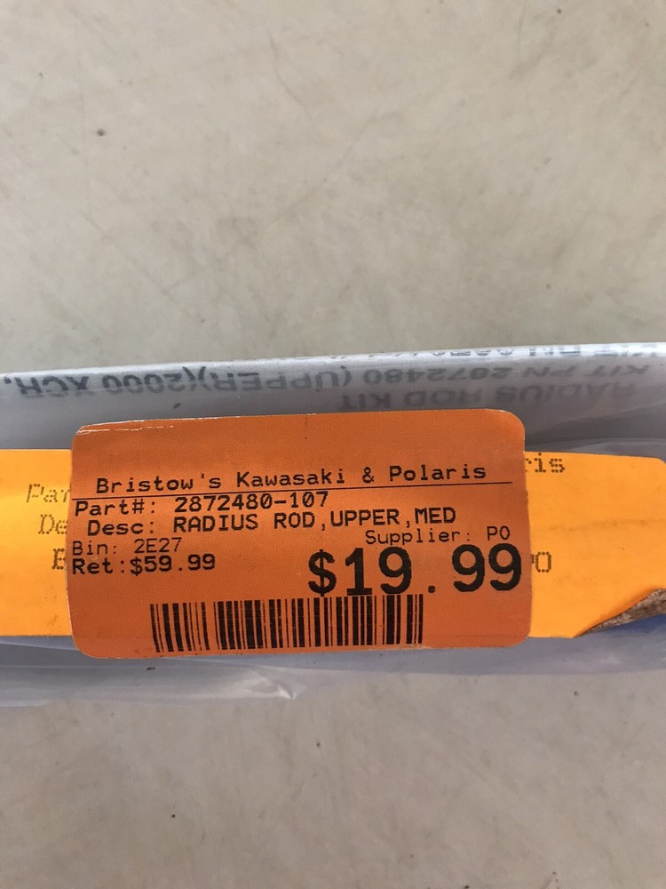 Polaris Oem Radius Rod Upper 2872480-107