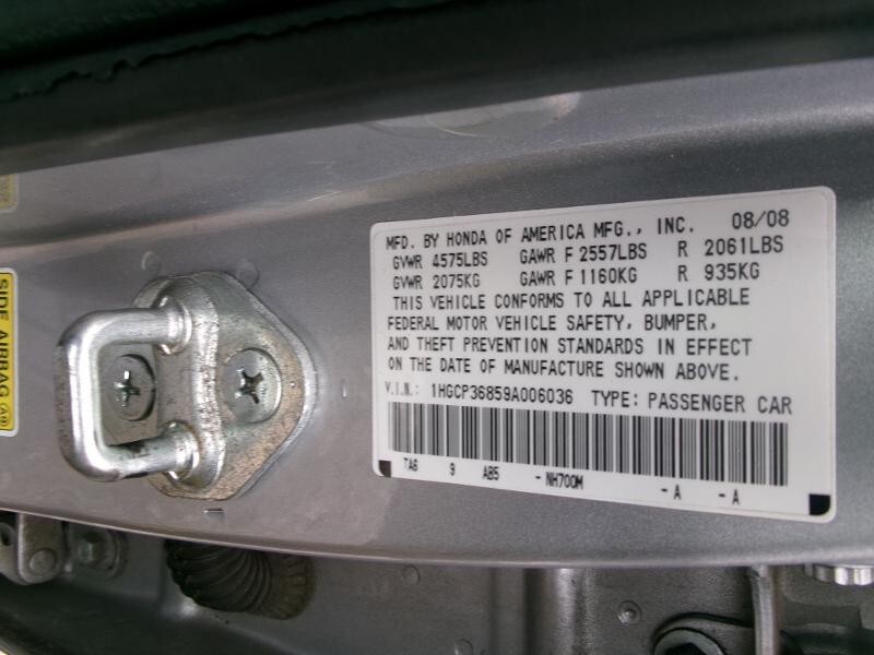 HONDA ACCORD EXL 2009 CLEAN CAR FAX