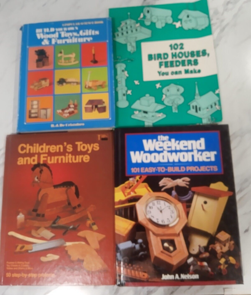 Woodworker/Crafts 4 Book Lot