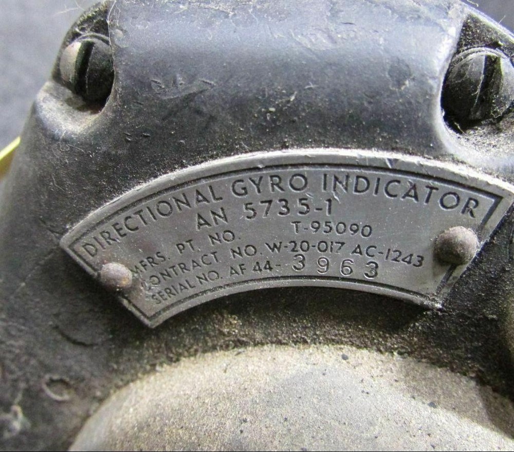 T-95090 Ternstedt Manufacturing Directional Gyro Indicator