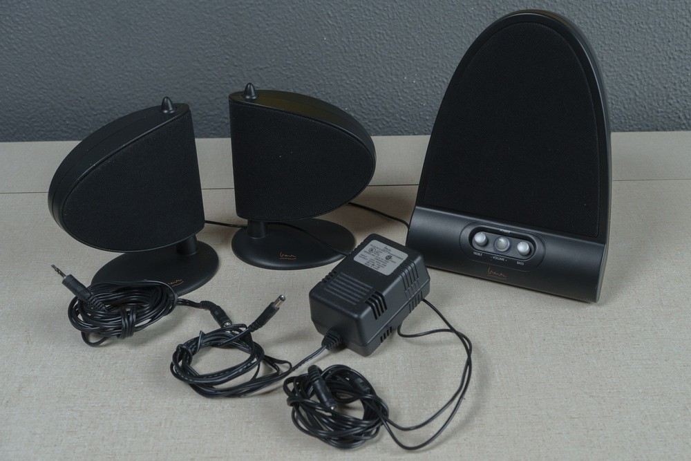 Post Modern Michael Graves Design Computer Speakers Set 